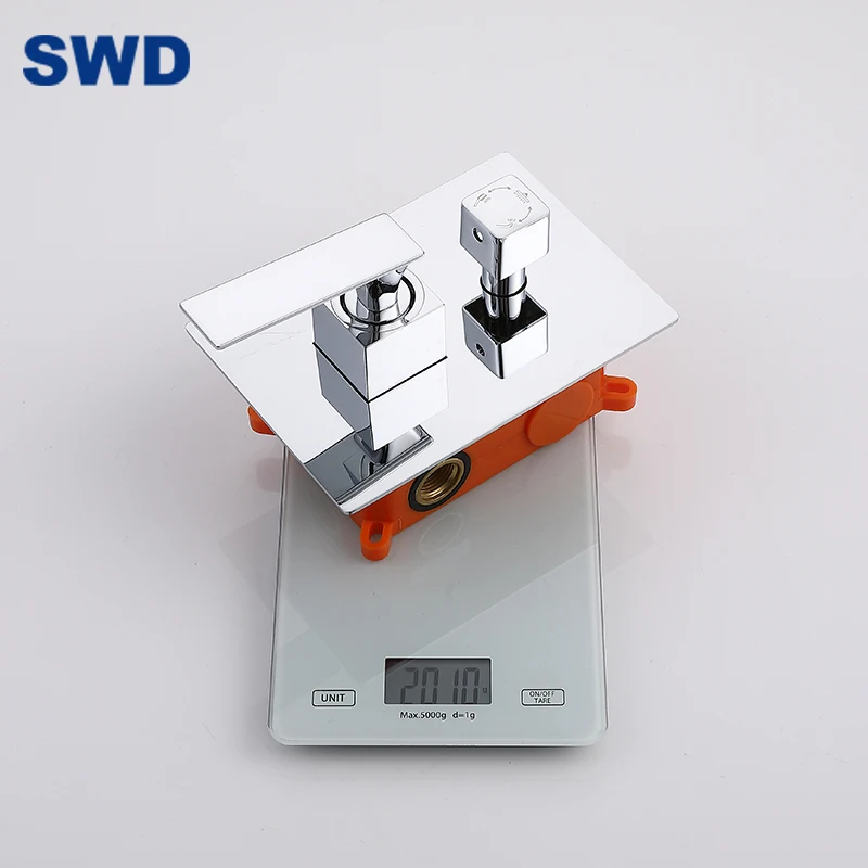 Rainfall Shower Set Bath & Shower Faucets Bathroom Concealed Shower Set Wall Mounted Mixer