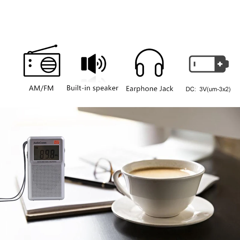 Professional manufacturer Mason radio digital small size am fm 2 bands mini radio