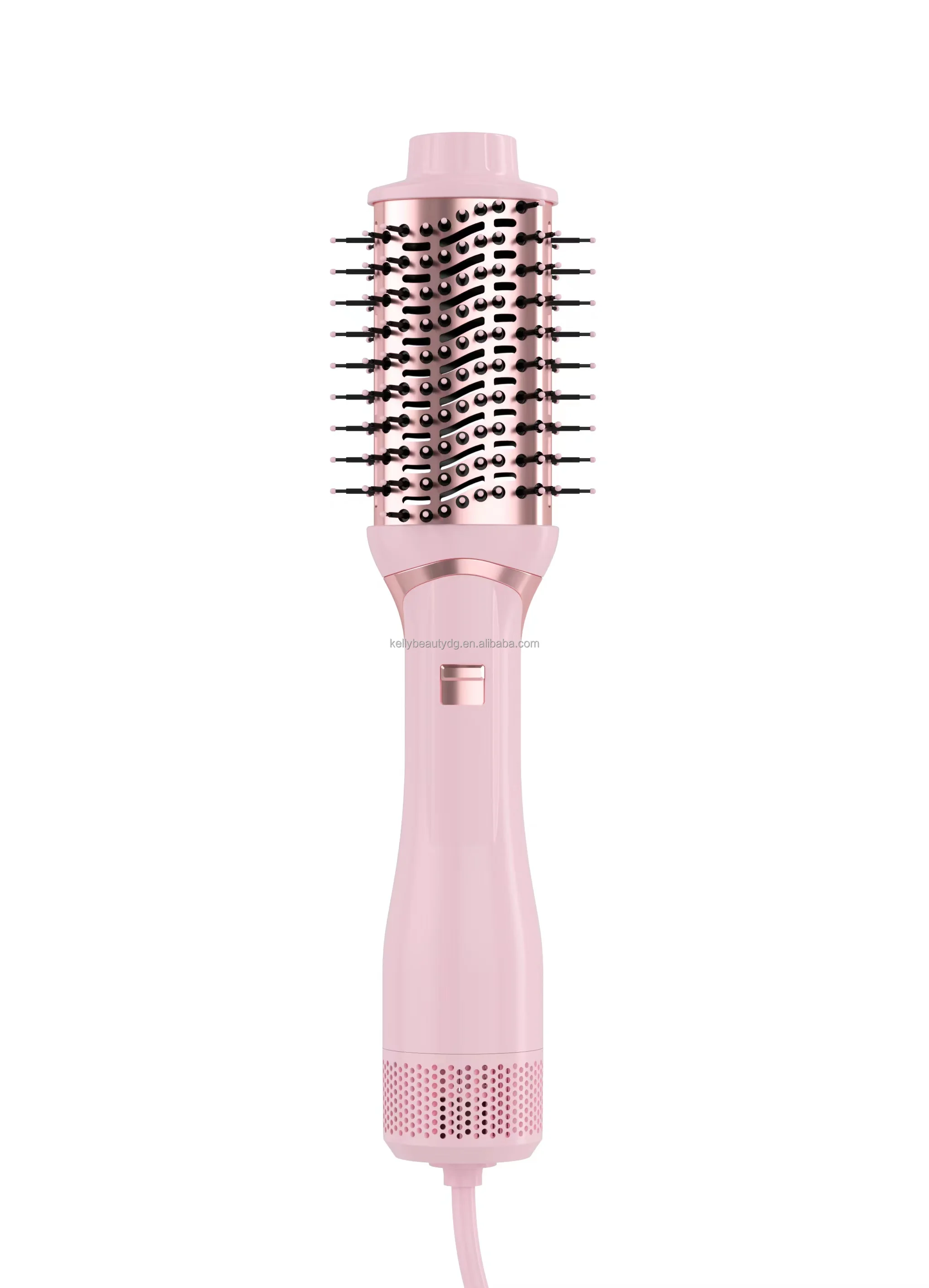 Slim Fluffy Hair Root Heat Brush Hot Air Blower volumizing  Hair Brush Ionic Hair Dryer Brush