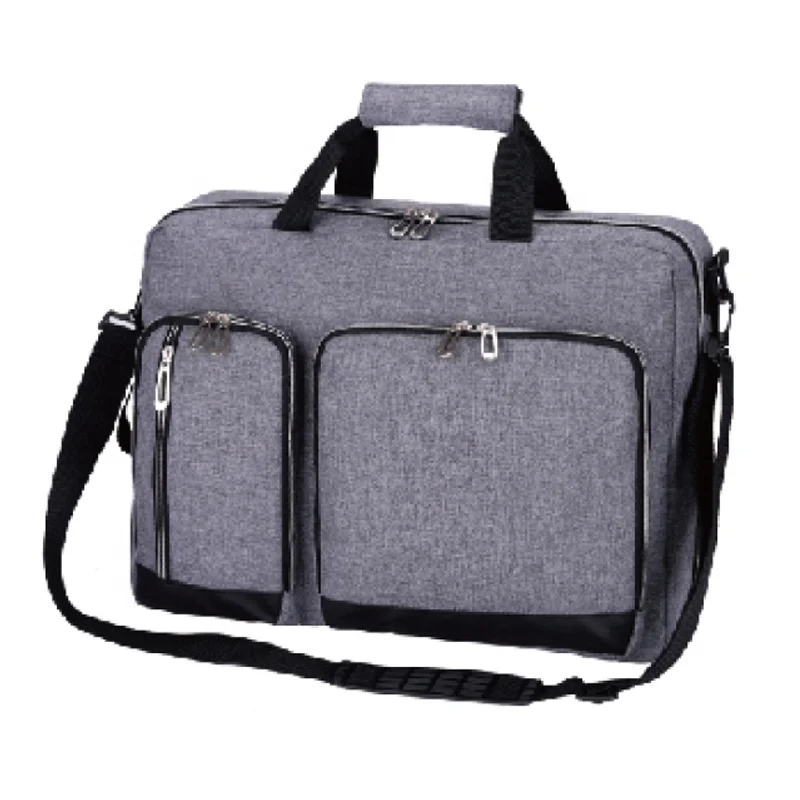 Custom Own design simple fashion multi-function business shoulder case for men