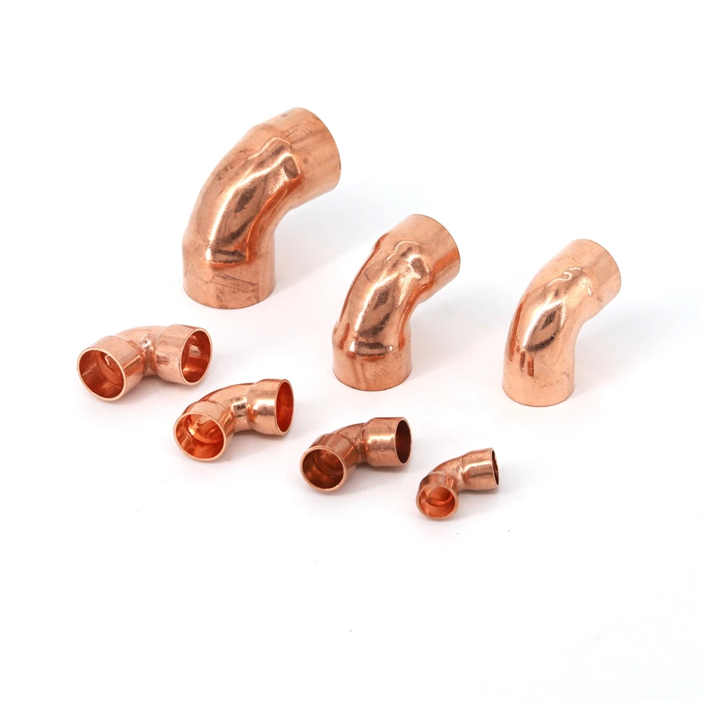 Hengshi factory outlet wholesale copper fitting for plumbing and refrigeration include coupling, elbow and Tee