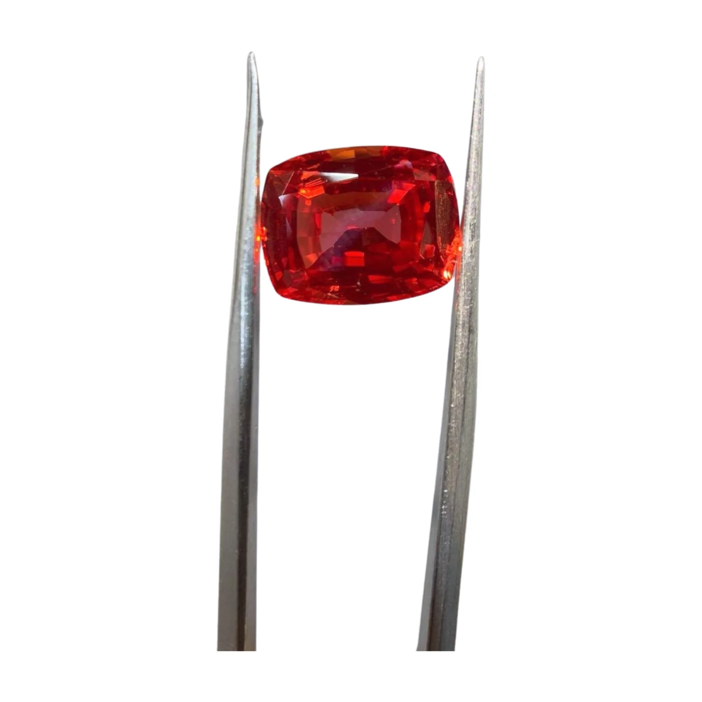 Qixi Jewelry Pigeon Blood 4.02ct Pear Round Brilliant Cut Gemstone Loose Stone Lab Created Grown Red Ruby Gems