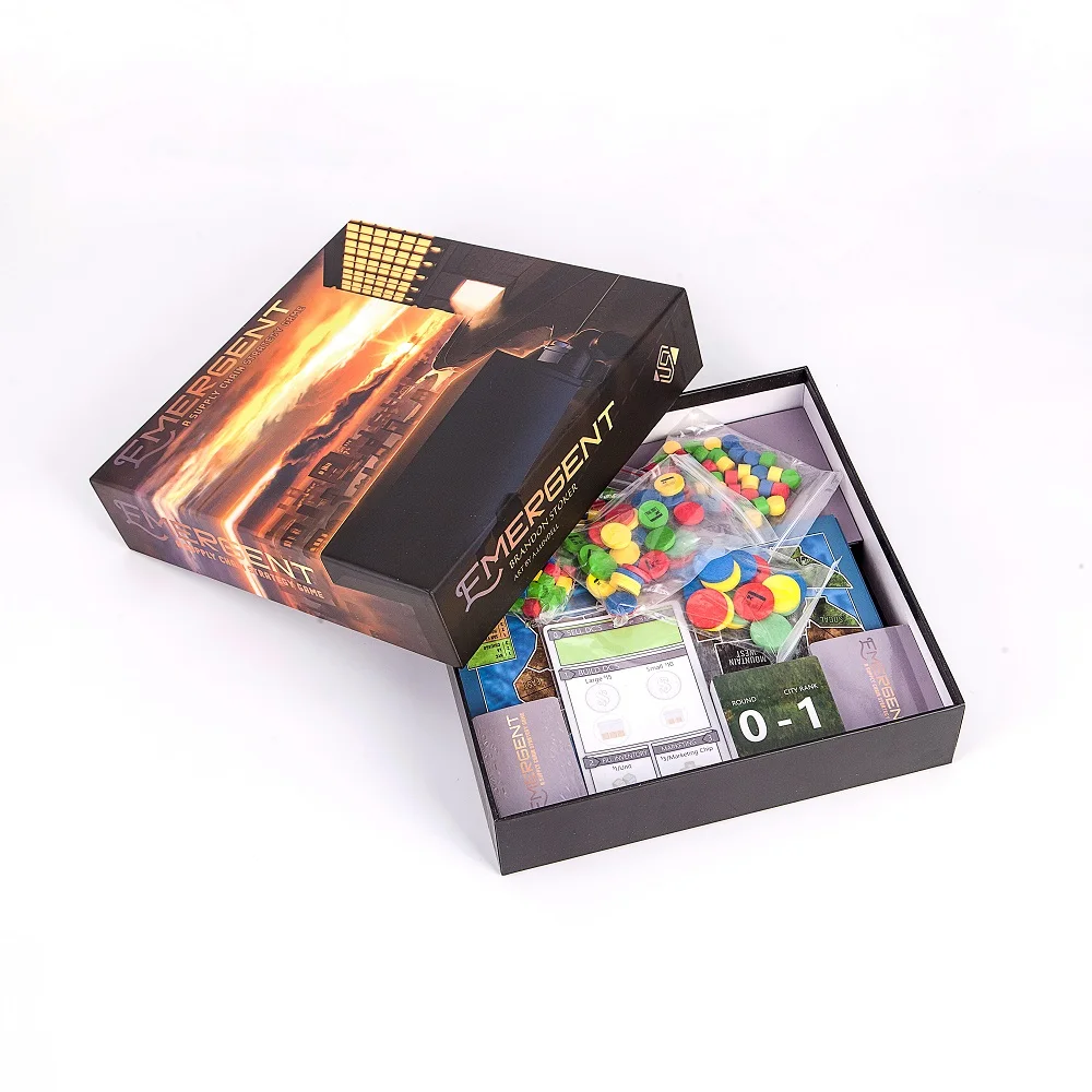 Custom Printing Sequence Scythe Travel Mysterium Strategy Mini Board Game OEM