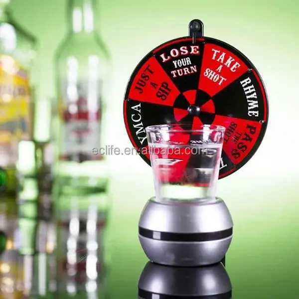 Drinking Game Fun Party Casino Roulette Drink Spinner Spin The Wheel