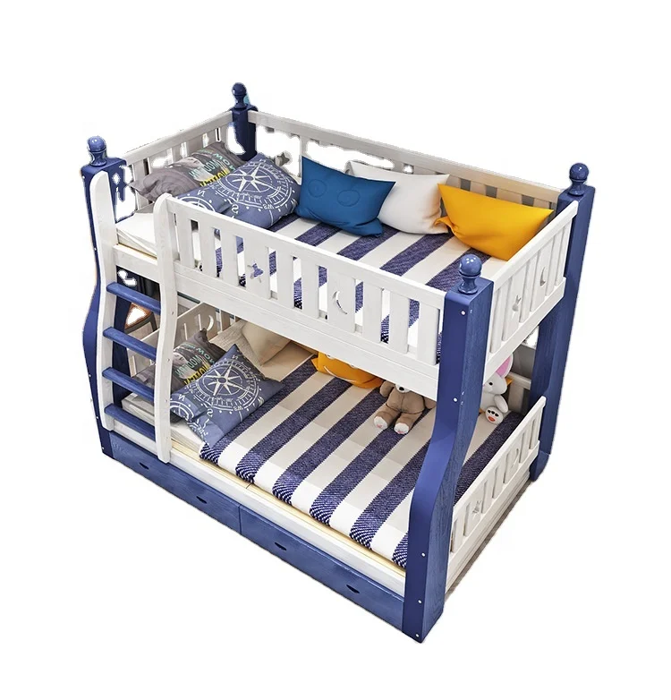 
Storage luxury children bed furniture bunk cabin kids 