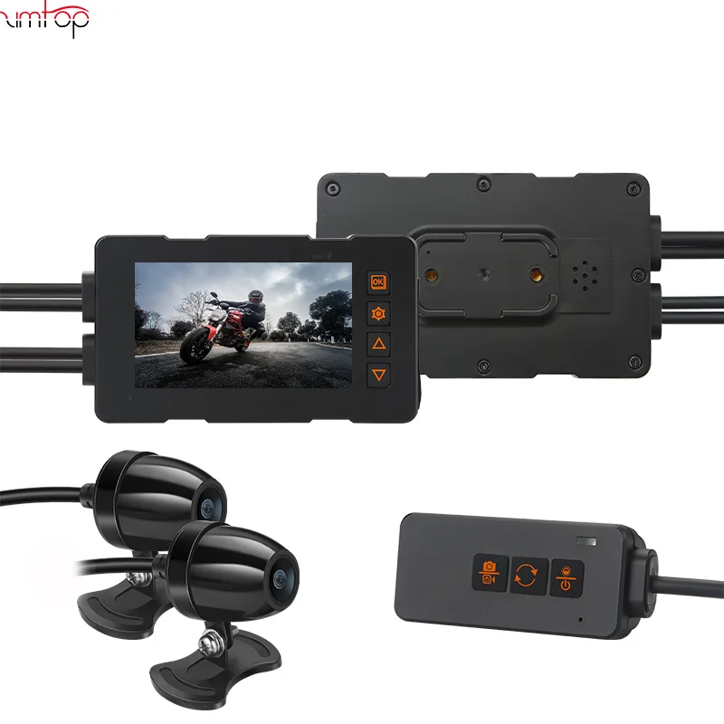 2023 New 4K  2K Motorcycle Camera  Waterproof WiFi GPS 2160P motorcycle recorder dvr dual lens