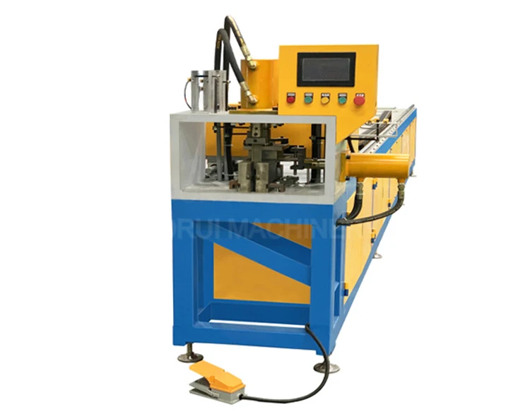 Display Shelf Rack Square pipe Tube Hydraulic Angle Notching Machine 45 90 Degree Miter CNC AUTO Punching Machine