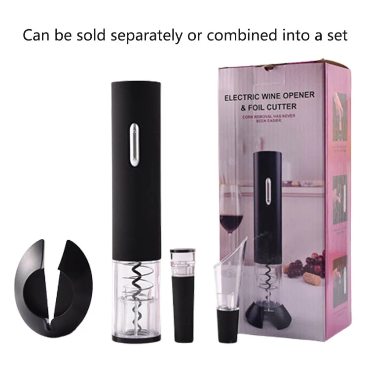 4 in 1 Electric Automatic Wine Corkscrew Openers Cork Screw Wine Bottle Opener Electric Wine Bottle Opener Set