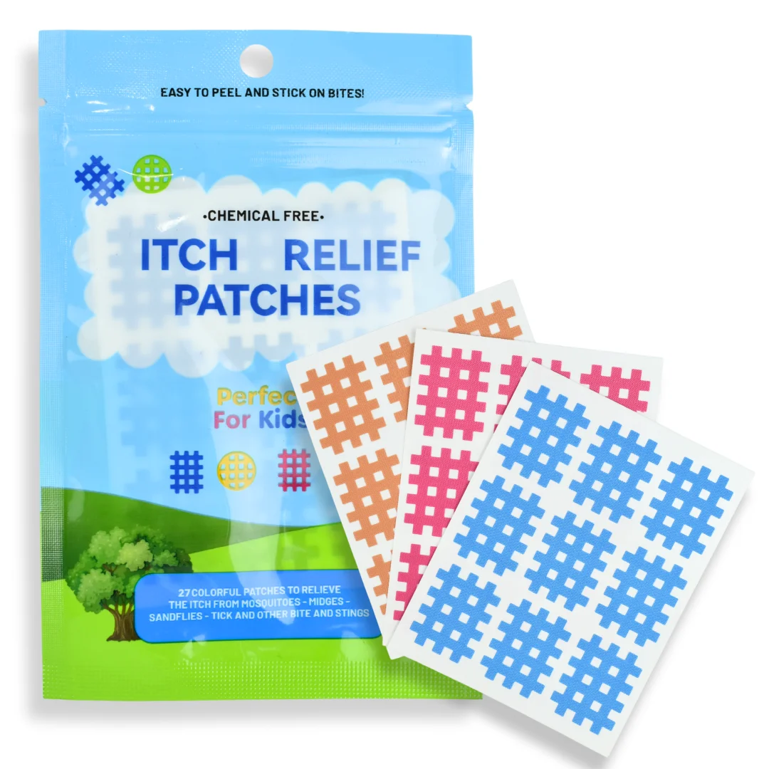Anthrive Natural Insect Bite & Sting Itch Relief Chemical Free Itch Relief Sticker Mosquito Itch Relief Patch For Kids Baby