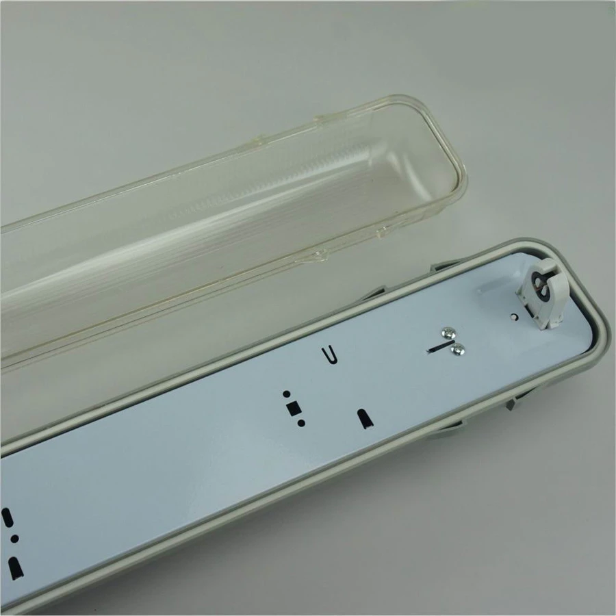 1200mm Emergency Weatherproof Twin Tube Fitting Led Vapour Proof Tube Luminaire