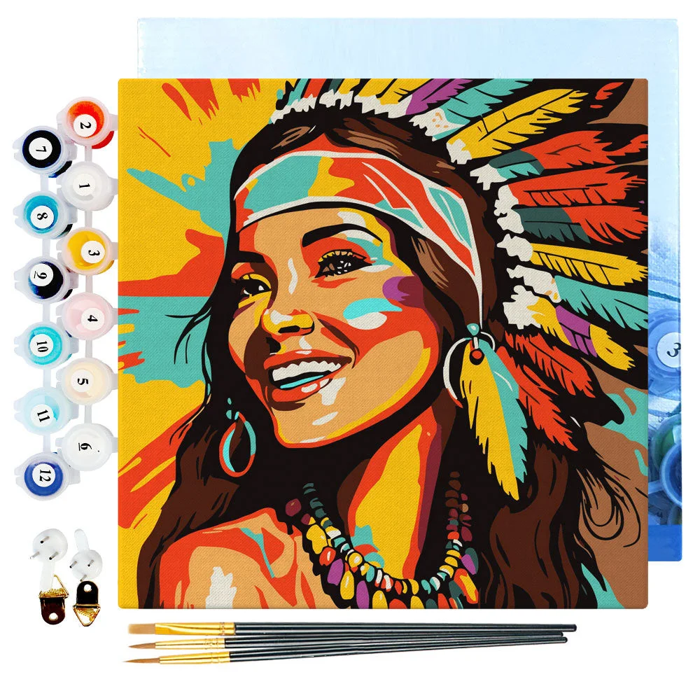 DIY Canvas Oil Painting For Kids Home Decor Digital Wall Painting By Numbers Wall Arts