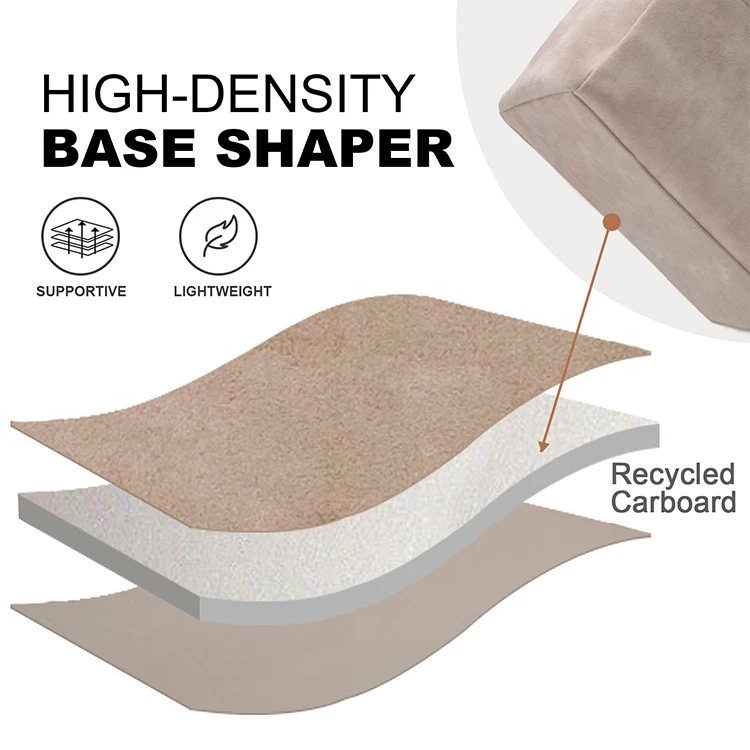 High quality hot selling new Italian Alcantara purse handbag accessories insert bag organizer