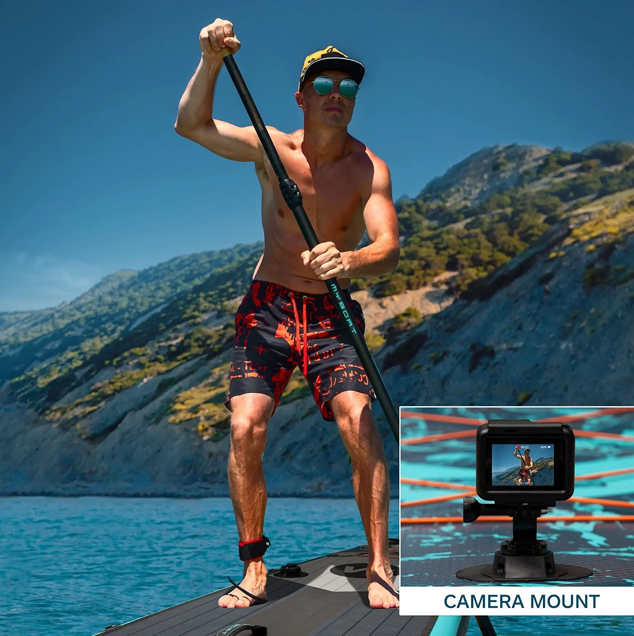 High Quality OEM Inflatable Stand Up Sup Paddle Board Water Surfing Paddle Board with motor