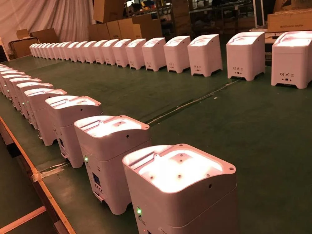 Беспроводной светодиодный аккумулятор par uplights 4x18 Вт RGBWA + UV 6 в