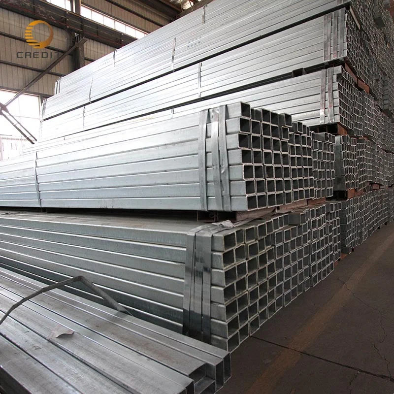 High Quality Astm A500 SHS RHS ASTM A500 STEEL 100x100 MS Galvanized Square Tube Hollow Section Rectangular Pipe