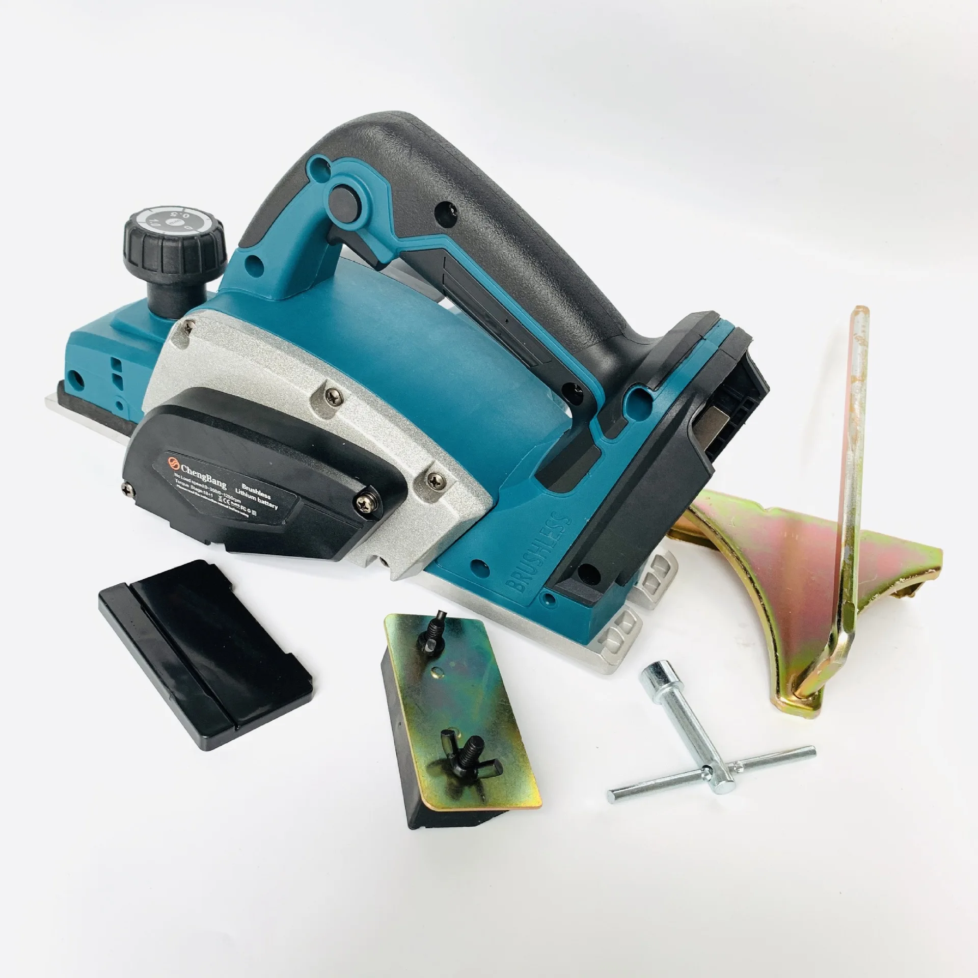 21V Rechargeable Brushless Lithium Electric Planer Cordless Wood Planer Tools Hand Edge Trimmer Portable Wood Planing Machine