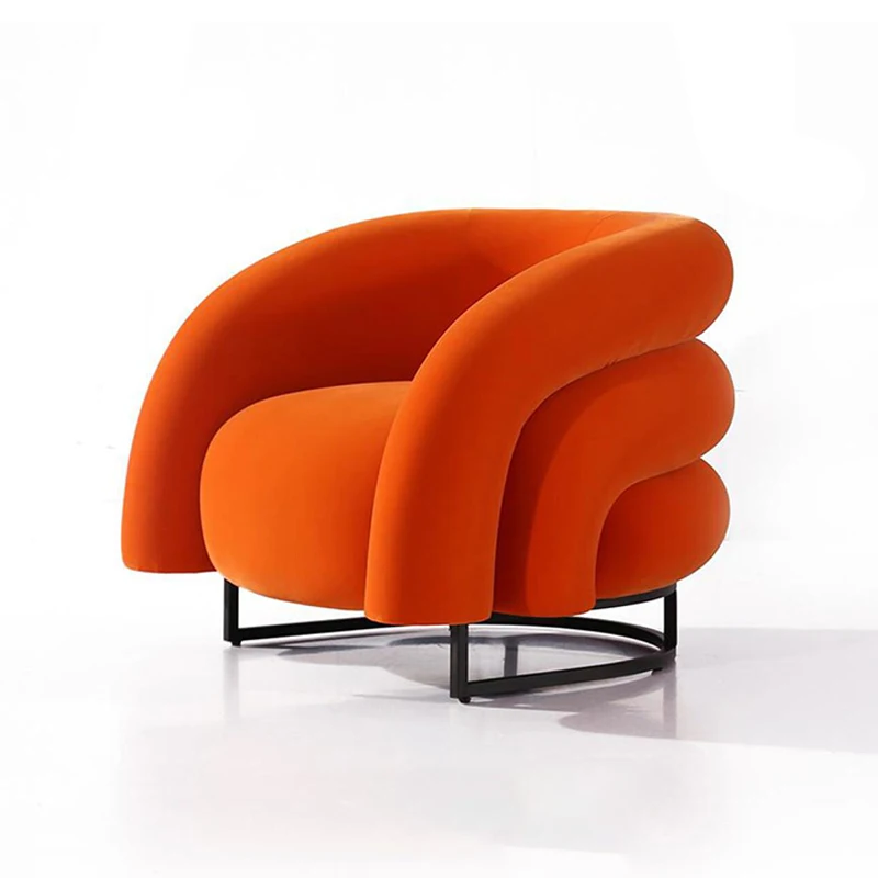 arm chair lounge modern chairs living room leisure fabric chair