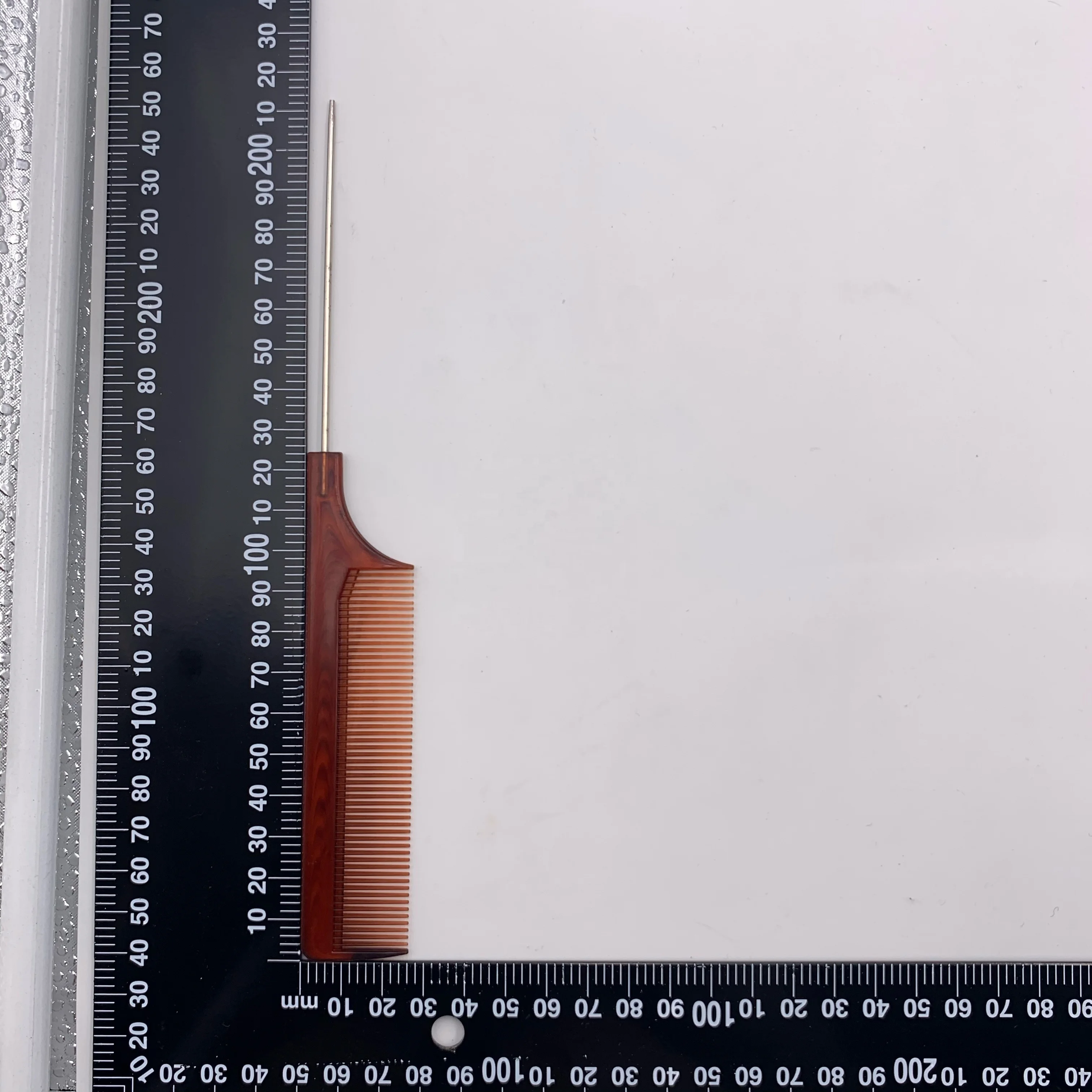 Wholesale Pink Cubic Straightening Comb, Acetic Acid Custom Width Comb