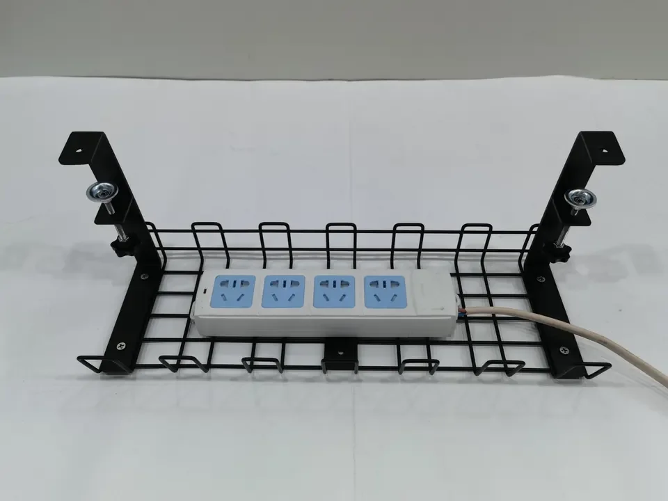 Steel Cable Tray Ladder For Power Supply Wire Management Rack Under Desk Cable Management Tray