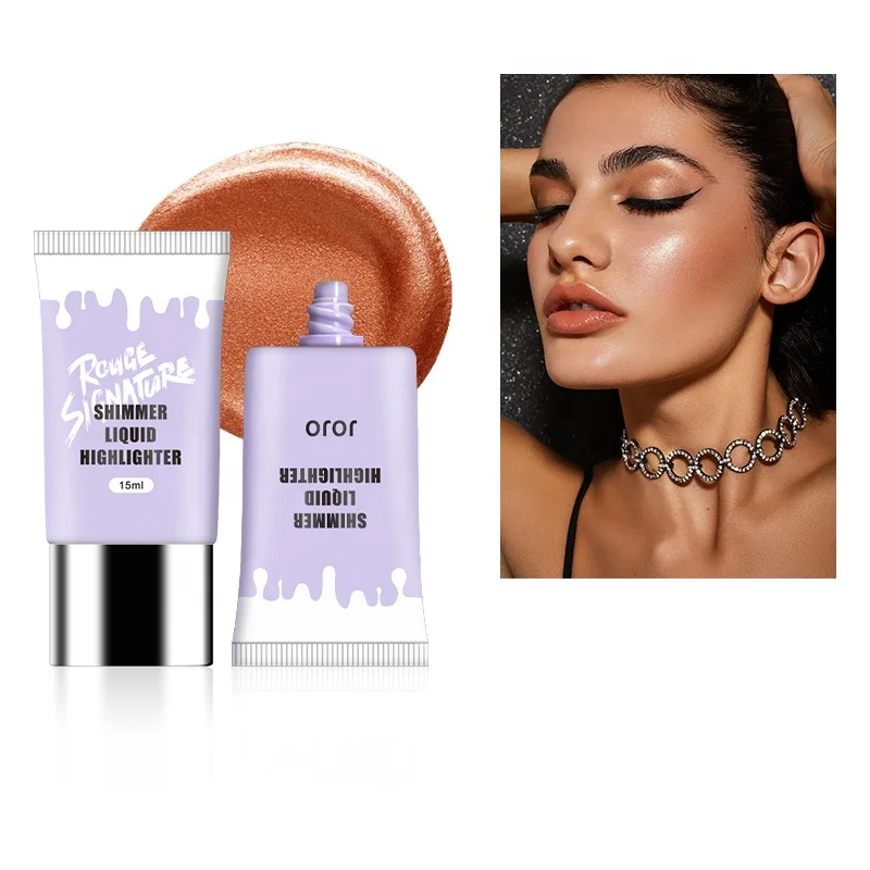 New Cosmetic Highlighter Liquid Face illuminator Makeup Glow Cream Private Label Body Brightening Highlighter