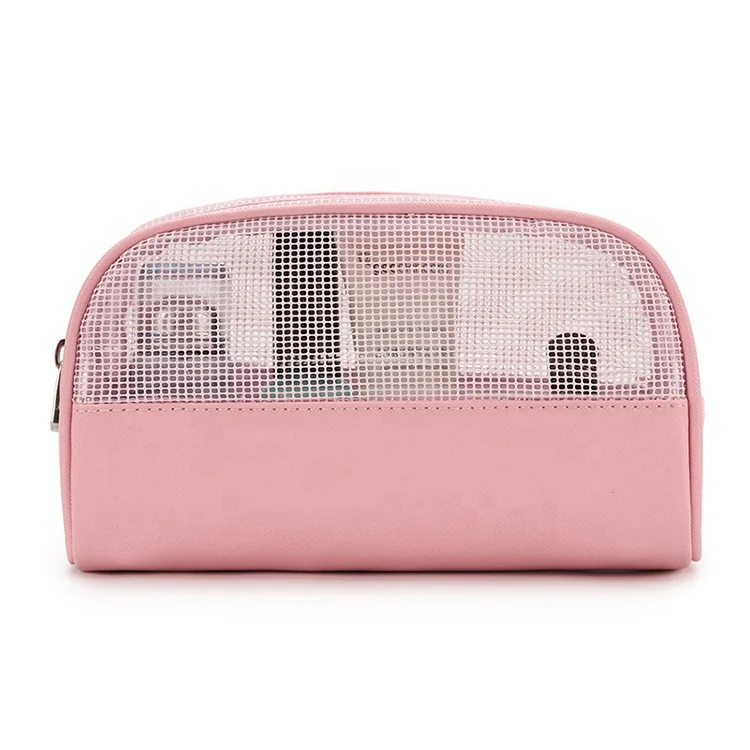 Leather Makeup Bag Cosmetiqueras Make Up Bag Pu Vegan Leather Travel Cosmetic Pouch Toiletry Bag