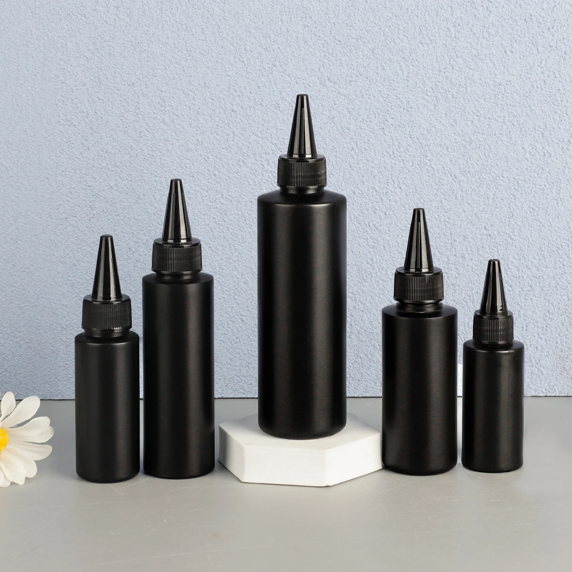 Factory wholesale black light AB glue plastic bottle UV drop glue distribution armored oil glue packaging needle bottle