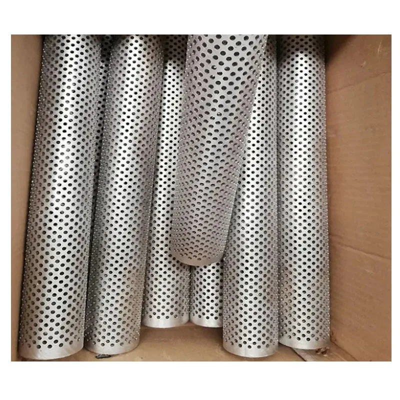 Настраиваемые проволочные сетчатые фильтры из нержавеющей стали, Круглый перфорированный фильтр, сетчатый фильтр