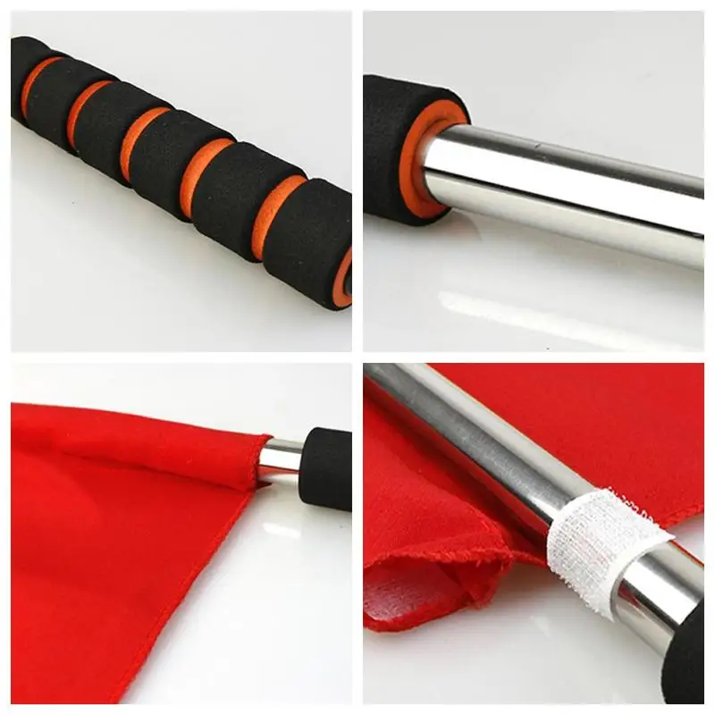 Hot Sales Polyester Play Sports Match Football Soccer Signal Flag