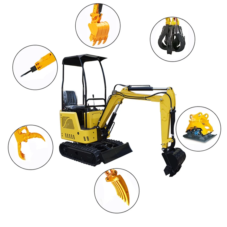 SENIT 1000kg 1 ton Mini Excavator With EURO V Emission Engine Minibagger