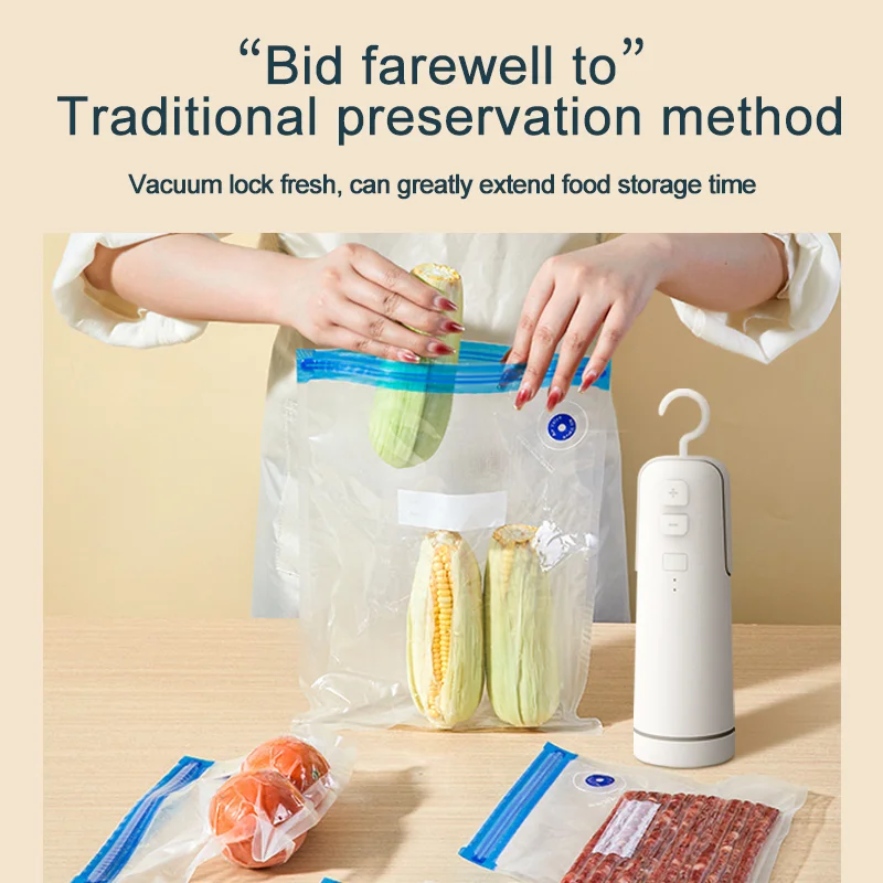 4 in 1 Hot Sale Food Snack Plastic Bag Hand Press Sealer Vacuum Food Sealers Mini Heat Sealing Machines