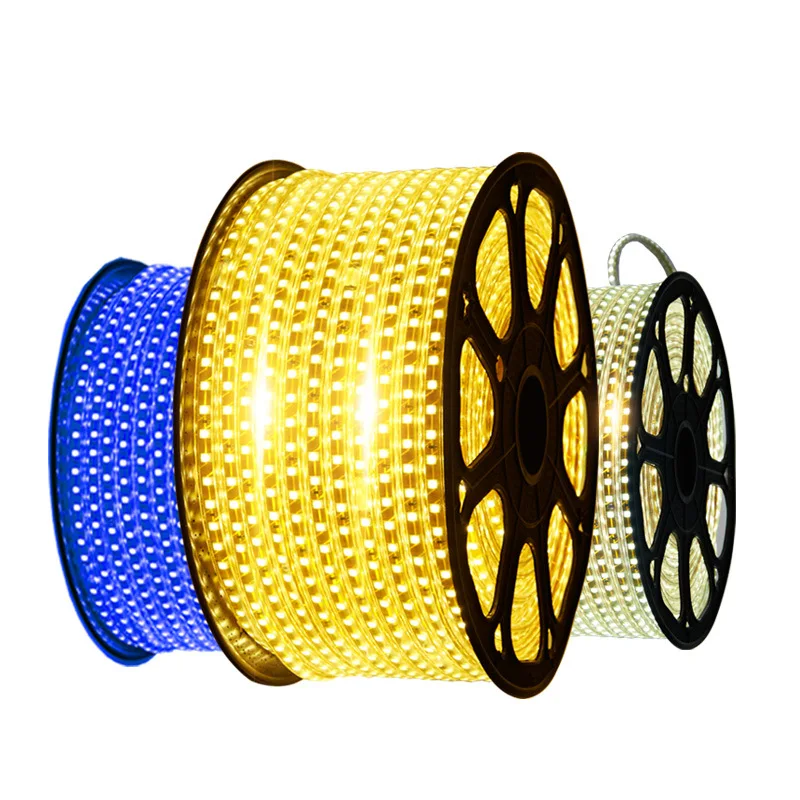 220V 5730 white warm white blue purple Flexible strip lighting led Double row 120chips/m LED strip lights/led light strip