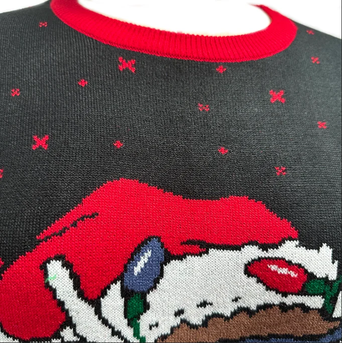 ZHUNA high quality ugly pullover custom santa reindeer women trend classy christmas jumpers