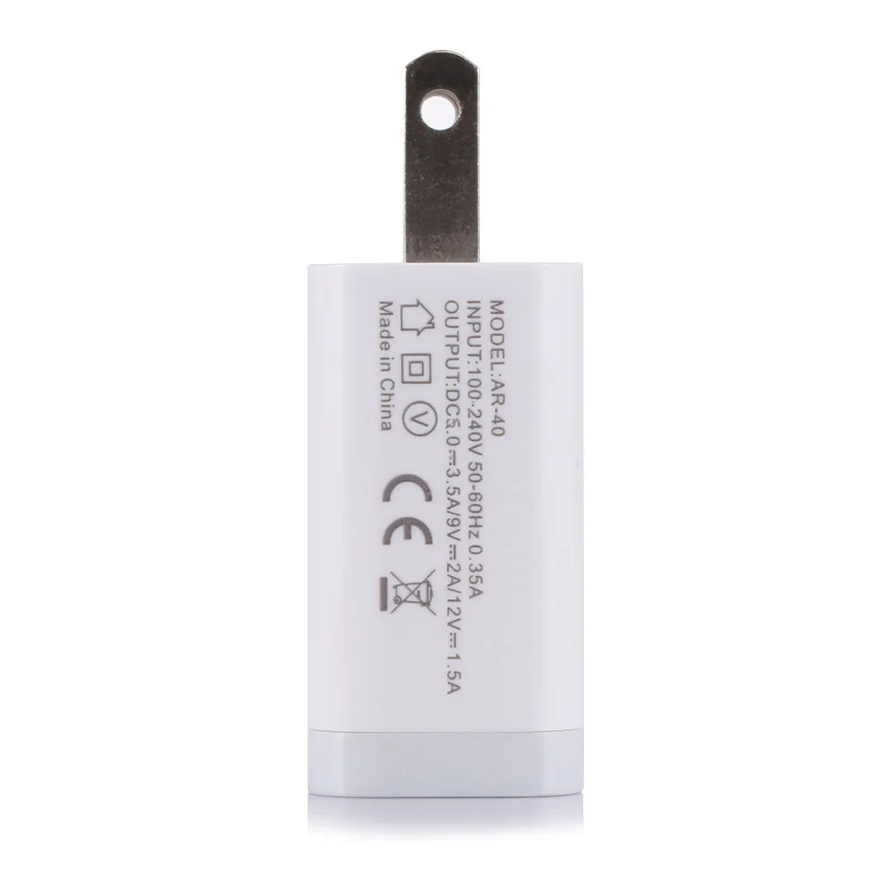 US EU Standard QC3.0 Android IOS 5V 9V 12V Mobile Phone Single Quick Charger