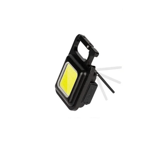 NIA-K1 подарок портативный дешевые брелки для ключей фонарик LED COB брелок с открывалка
