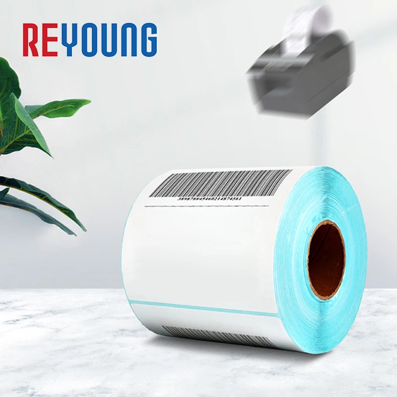 Изготовление размеров под заказ самоклеющиеся транспортные этикетки в рулонах принтер тепловой наклейки бумаги