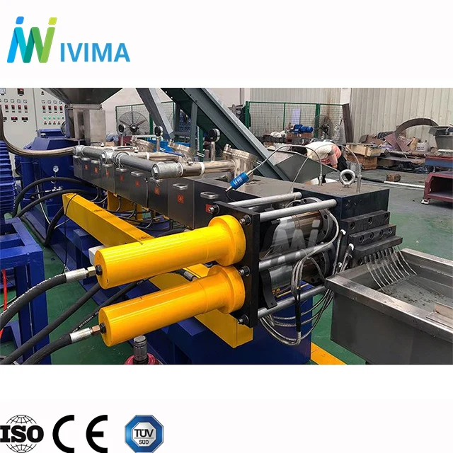 PET flakes pelletizing machine/granulating line /granulator