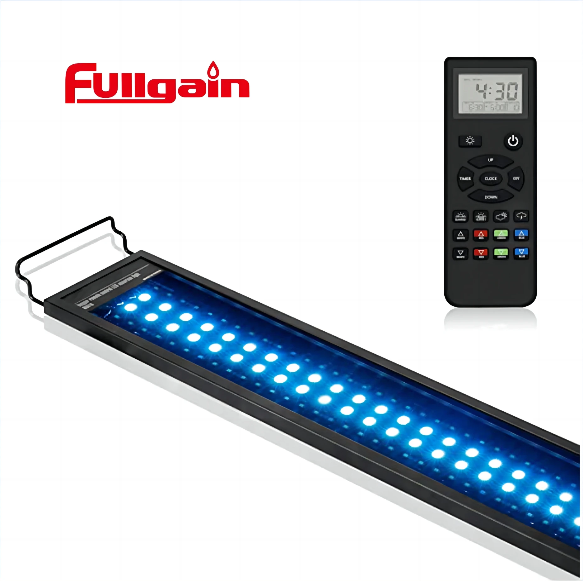 Fullgain 24/7 Mode Fresh Water Thunder Storm Programmable Aquarium Led Lighting Fish Tank Aquarium Grow Light Full Spectrum