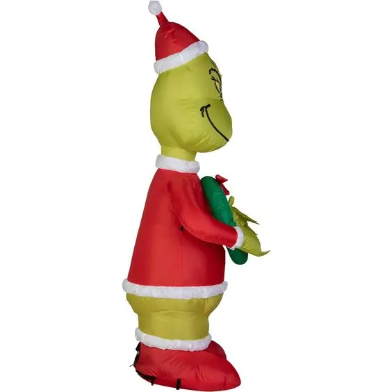 70 inch Inflatable Grinch Christmas Decoration for Outdoor Yard and Holiday Party Display