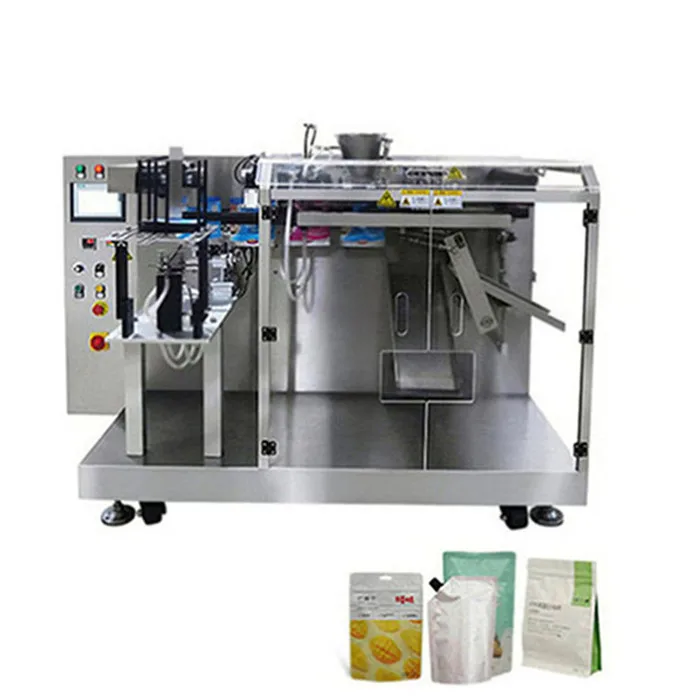 Fully Automatic Doypack Roasted Corn Filling Candy Bagging Sugar Packing Machine