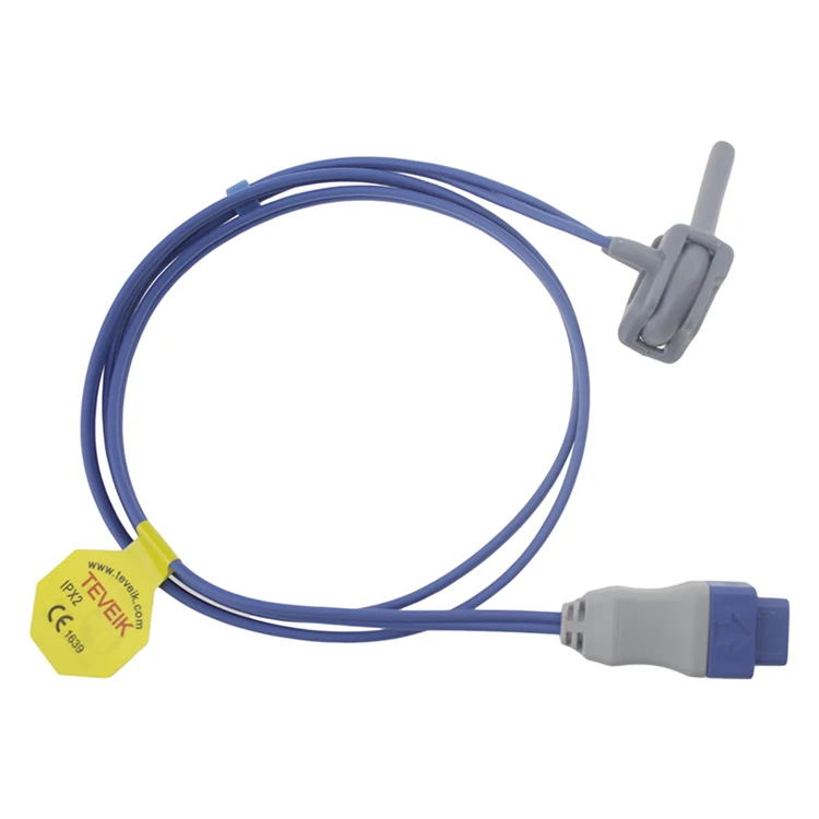 free sample adult finger clip reusable spo2 sensor cable oxygen probe for GE TS 9pin