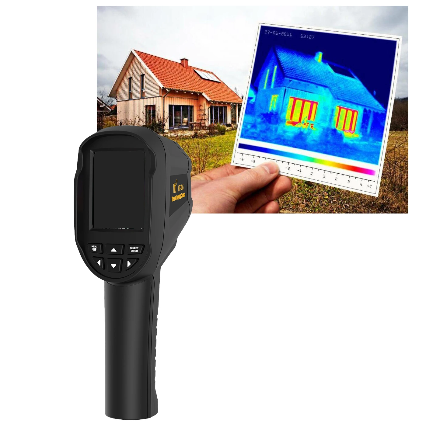 -50-550C Pyrometer Infrared Thermometer gun Temperature Measurement Electronic Hygrometer Digital Thermometer For Industry