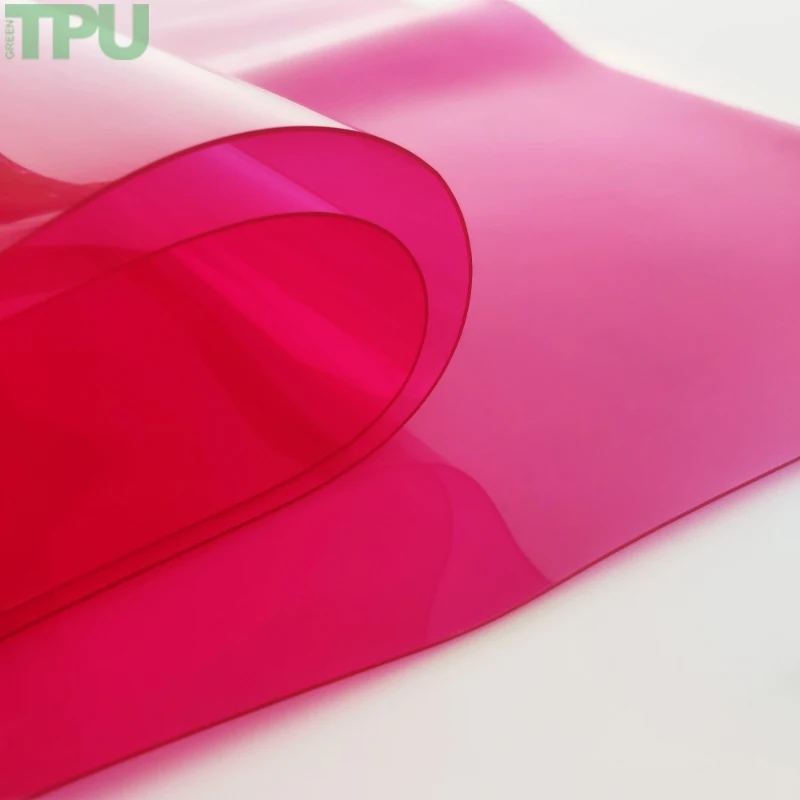 tpu film multi-colored tpu transparent color film fabrics Environmental Protection