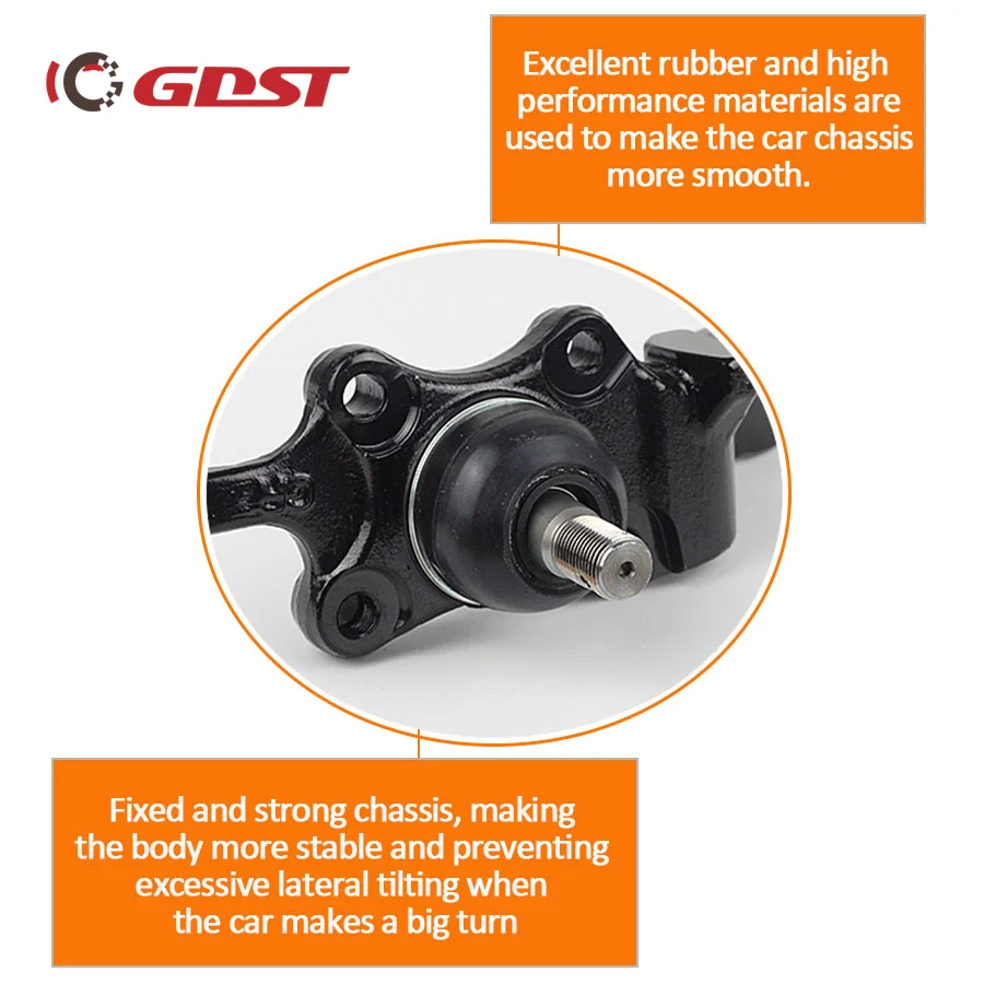 GDST One Year Warranty Auto Spare Parts Suspension Parts Upper Front Ball Joints 43360-39075 4336039075 For Toyota