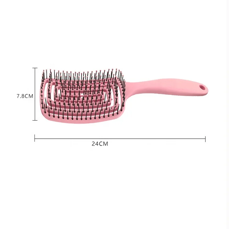 FYD Professional Detangling Hair Brush to 4c Wavy Curly Coily Detangling Hair Combs High Quality Guarantee Women Silicone