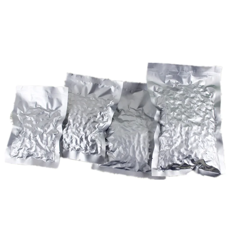 2023 high quality heat seal aluminum foil vacuum packing bag for dried food 16X24cm