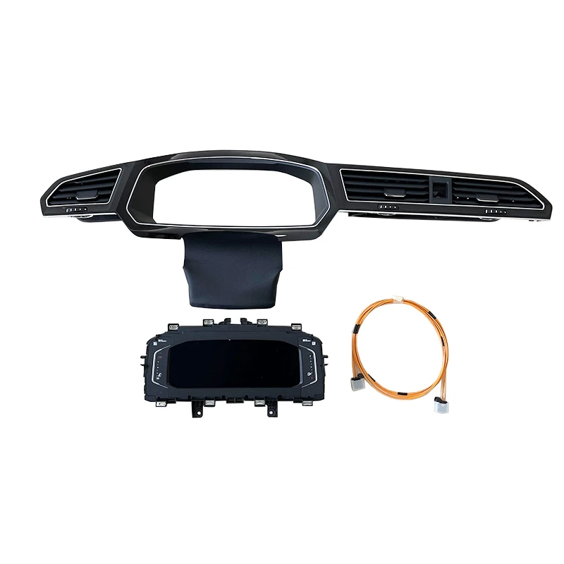 Подходит для VW 20-21 Tiguan l, одометр в виртуальной кабине, полноэкранная цифровая приборная панель с ЖК-дисплеем, левый руль 3g0920790e