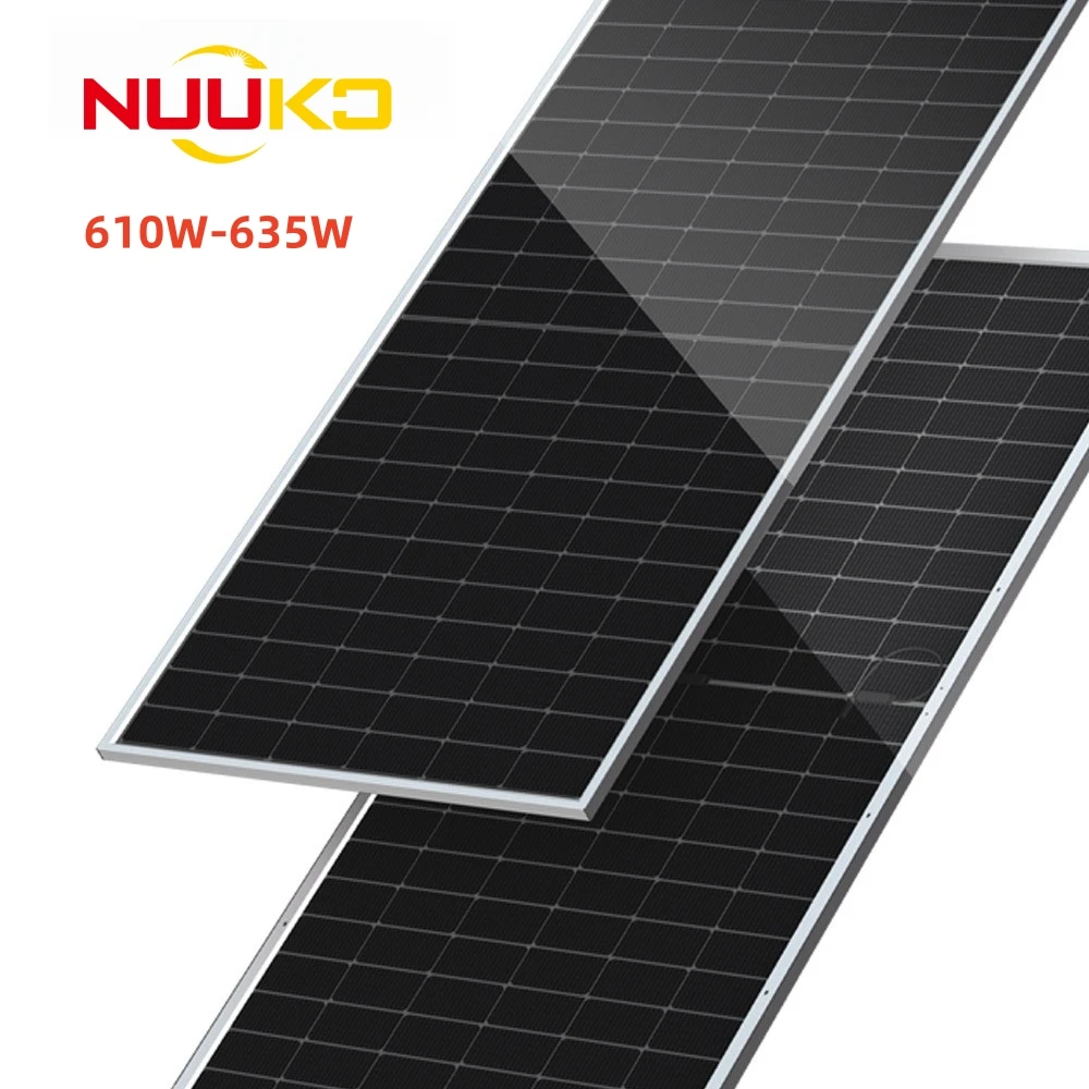 Солнечная панель Nuuko N type Topcon 156 полуэлементы 610 Вт 615 620 625 630 635 компоненты солнечных панелей