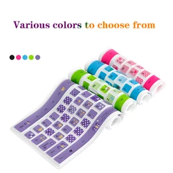 OEM ODM 13.3CM X 44.5CM silicone tablets with keyboard and pen and cover in one box cubiertas de teclado keyboard covers