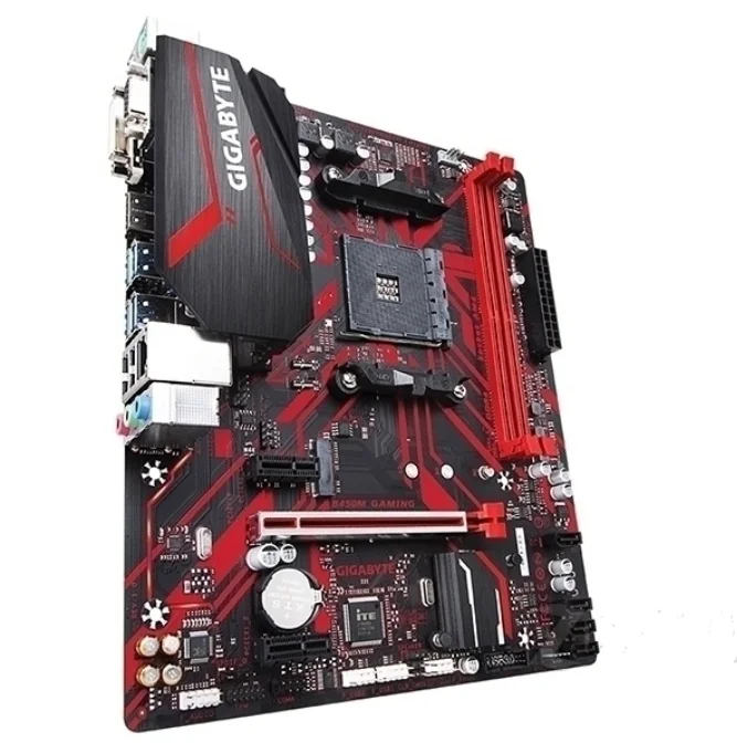 Игровая Материнская плата Gigabyte B450M DDR4 AM4