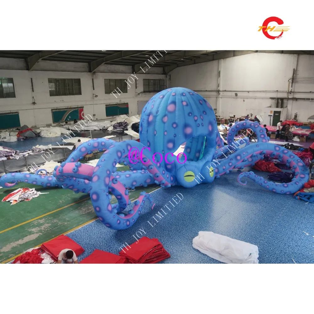 EyeCatching 15m Inflatable Octopus Advertising Model Music Stage Tent for Events Free Shipping to Your Doorstep